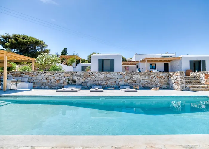 Stone Pine House - Private Pool Villa Antiparos